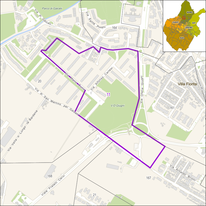 Perimetro della sezione 11