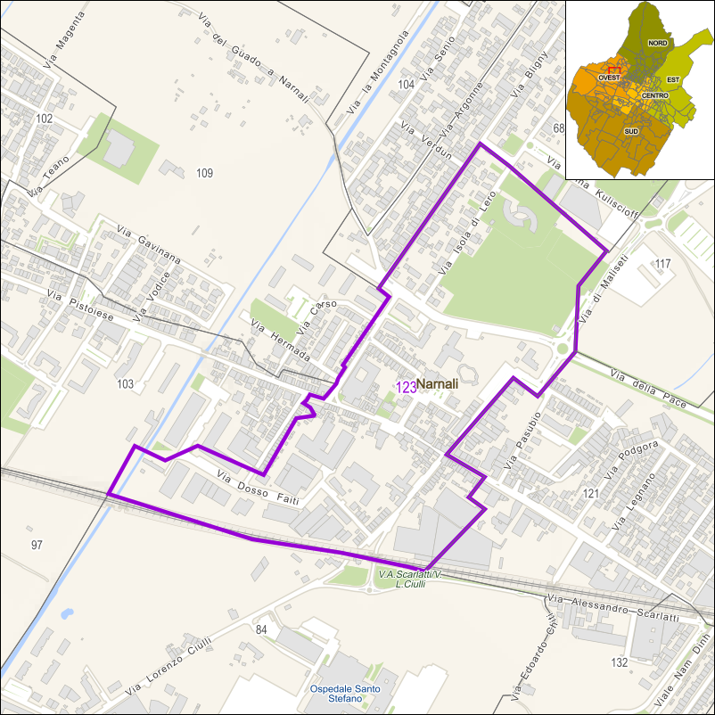 Perimetro della sezione 123