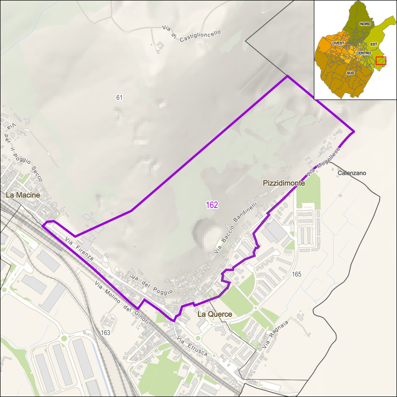 Perimetro della sezione 162