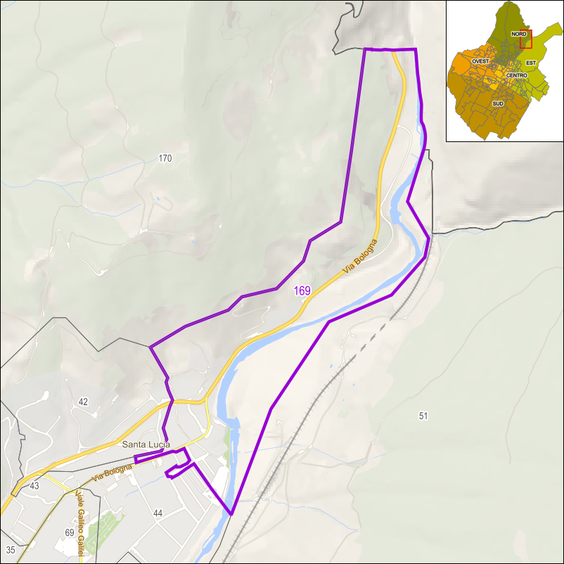 Perimetro della sezione 169