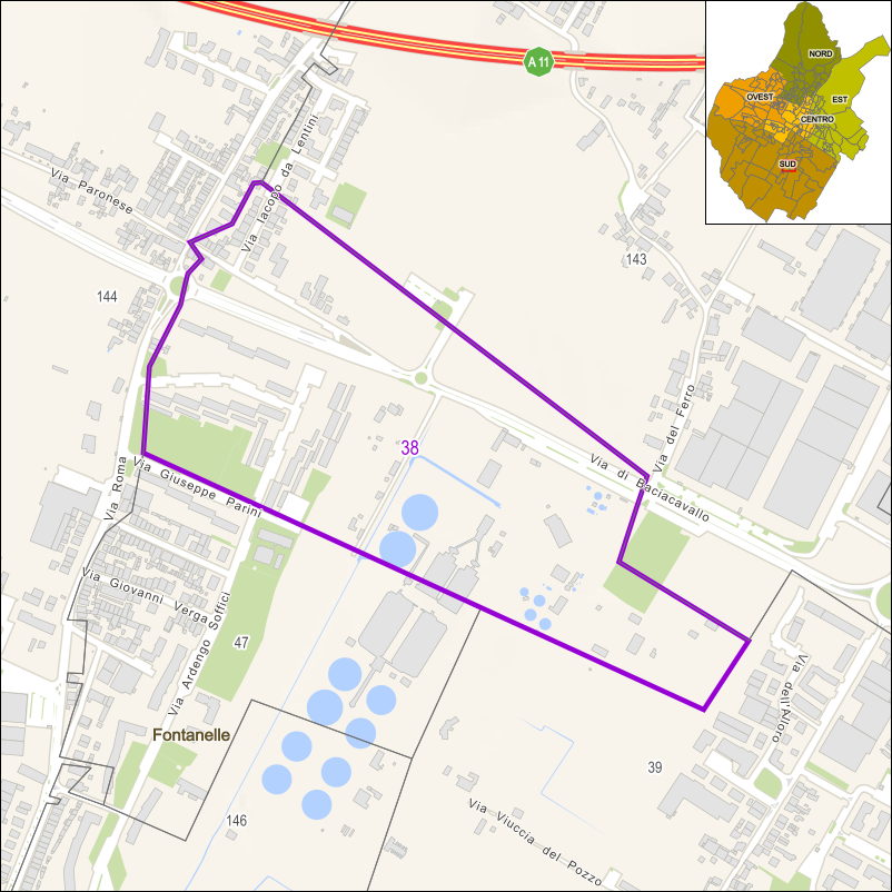 Perimetro della sezione 38