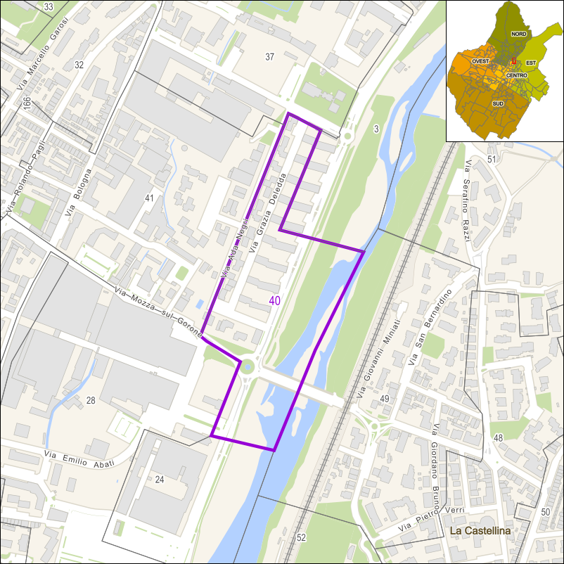 Perimetro della sezione 40