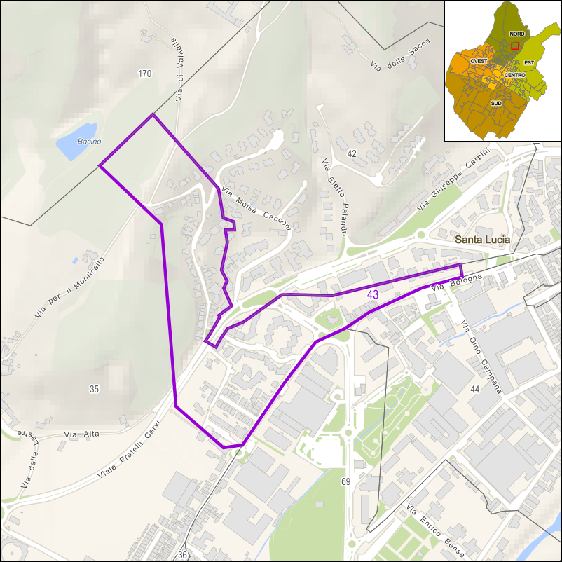 Perimetro della sezione 43