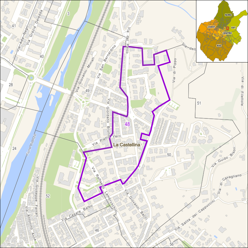 Perimetro della sezione 48