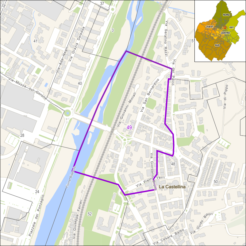 Perimetro della sezione 49