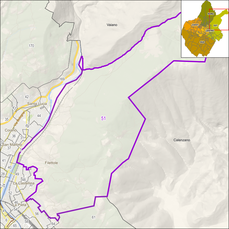 Perimetro della sezione 51