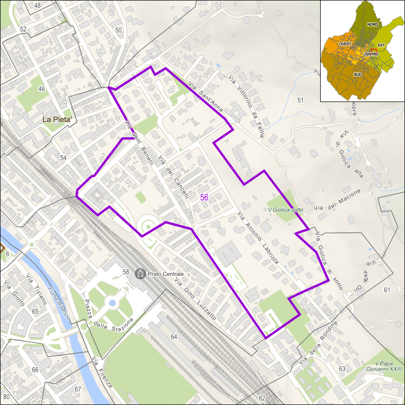 Perimetro della sezione 56