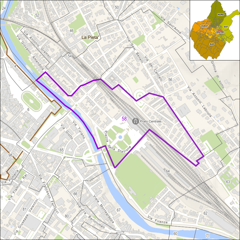 Perimetro della sezione 58