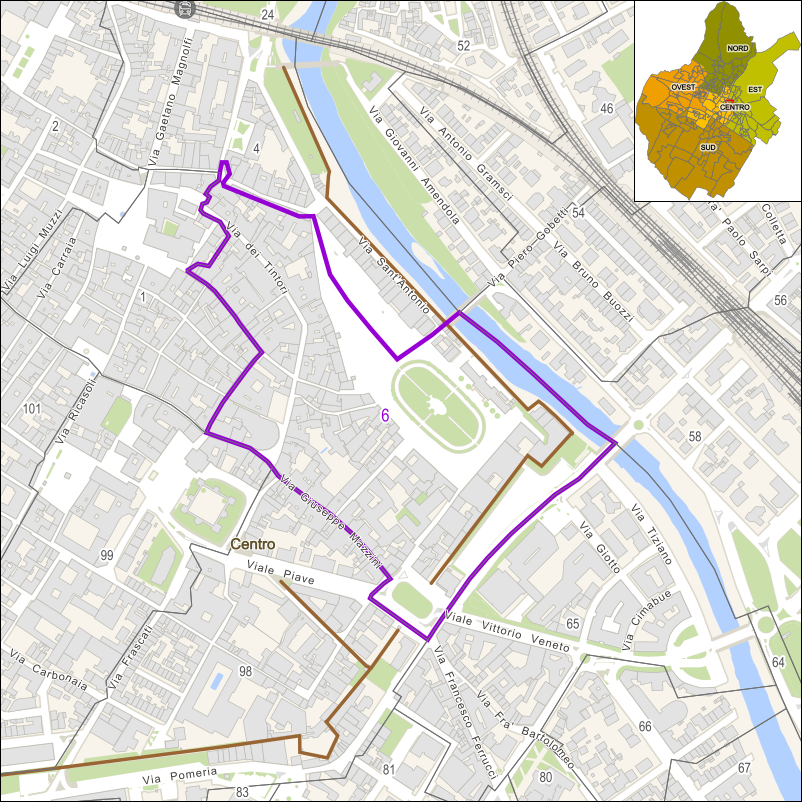 Perimetro della sezione 6