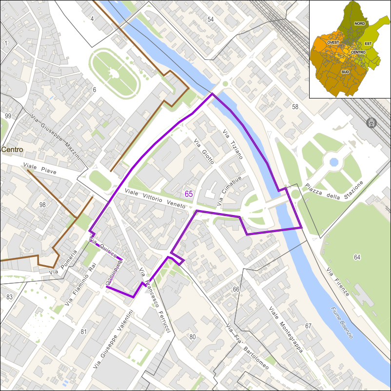 Perimetro della sezione 65