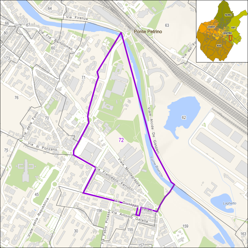 Perimetro della sezione 72