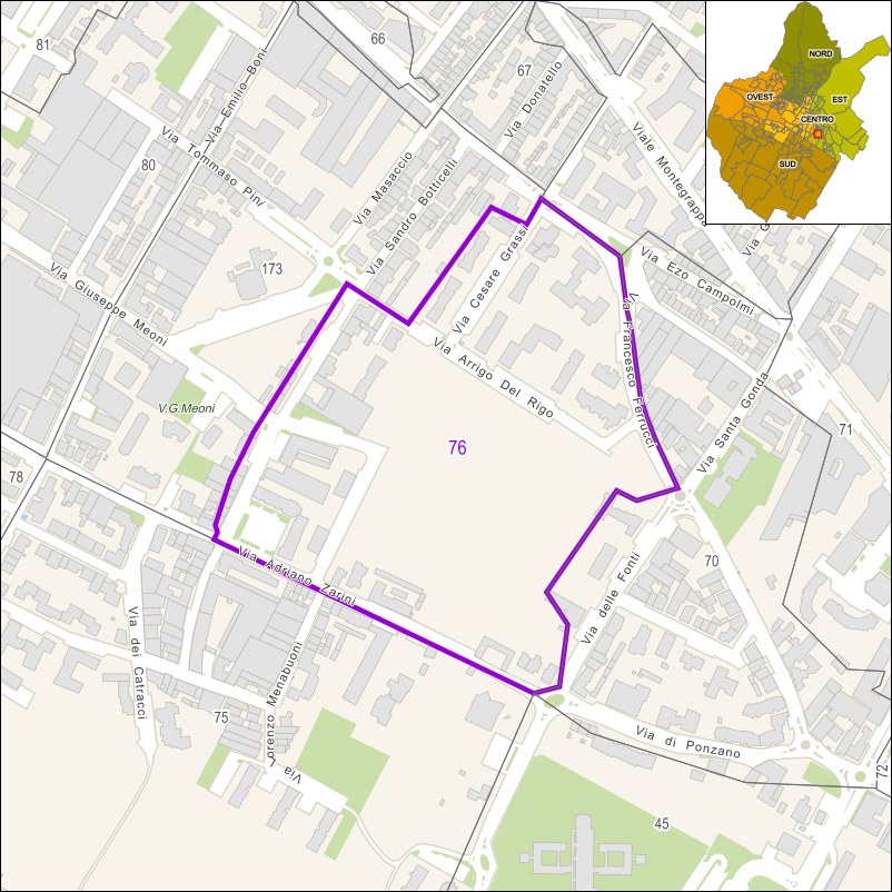 Perimetro della sezione 76