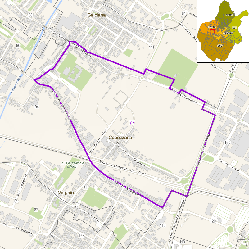 Perimetro della sezione 77